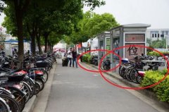 公交站臺(tái)變身公共自行車(chē)棚