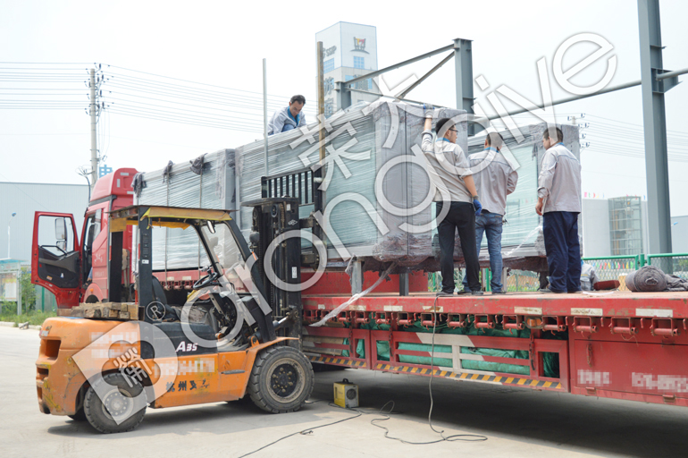 云南公共自行車棚發貨圖一